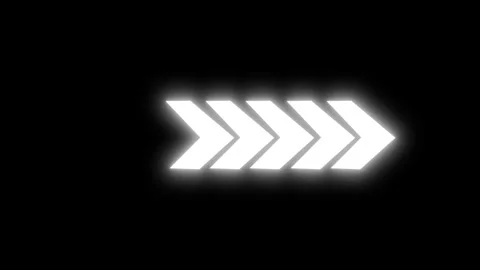 Chevron Arrow Animation Motion Graphics | Direction Overlay Effect Stock Footage 340223713
