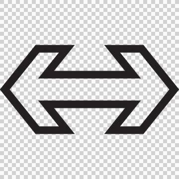Chevron arrow icon-20 Stock Illustration