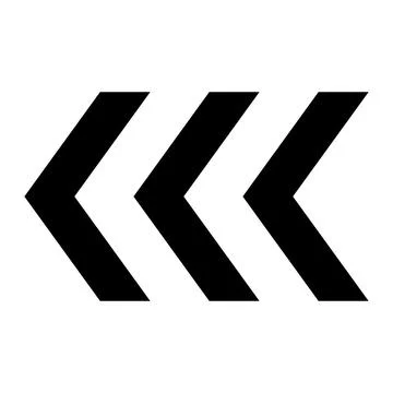 Chevron arrow icon. Simple badges patch pointers for chevron ui stock Illustrazione stock