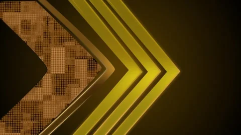 Chevron arrows on dark background abstract geometric design animation Stock Footage 329846233