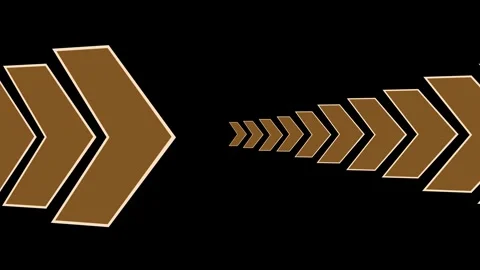 Chevron arrows decreasing in size from left and right toward center backgro.. Stock-Footage 329833391