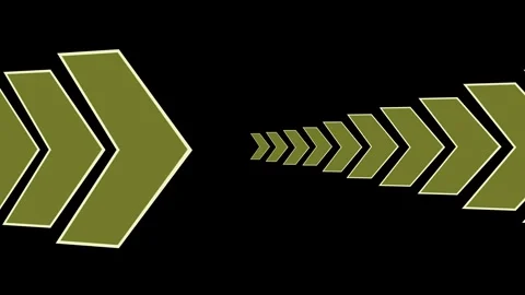 Chevron arrows decreasing in size from left and right toward center backgro.. Stock-Footage 329842201