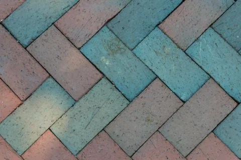 Chevron Brick Pattern Foto stock