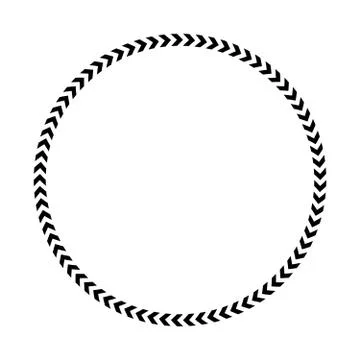 Chevron circle icon. Simple flat vector illustration Stock Illustration