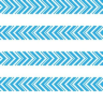 Chevron Fair Isle Seamless Pattern Design Illustrazione stock
