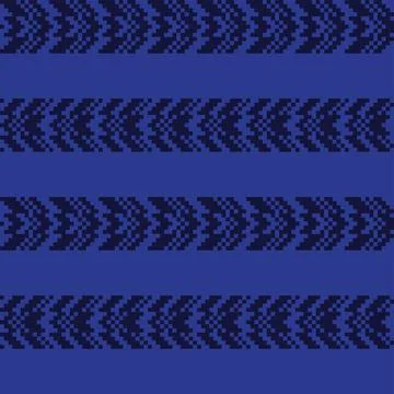 Chevron Fair Isle Seamless Pattern Design Illustrazione stock