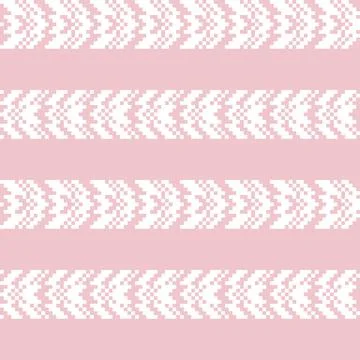 Chevron Fair Isle Seamless Pattern Design Illustrazione stock