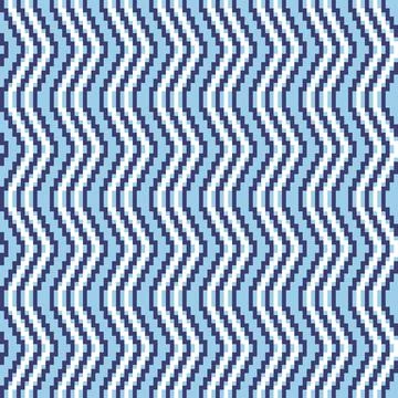 Chevron Fair Isle Seamless Pattern Design 库存插图