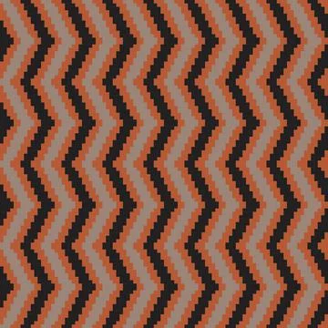 Chevron Fair Isle Seamless Pattern Design Stock Illustration