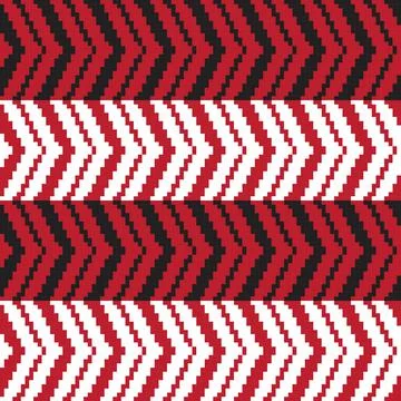 Chevron Fair Isle Seamless Pattern Design Illustrazione stock