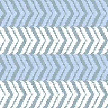 Chevron Fair Isle Seamless Pattern Design 스톡 일러스트