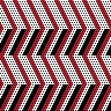 Chevron Fair Isle Seamless Pattern Design Illustrazione stock