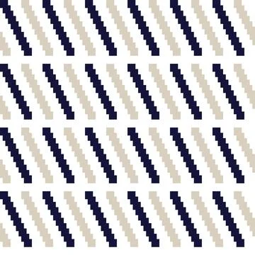 Chevron Fair Isle Seamless Pattern Design 스톡 일러스트