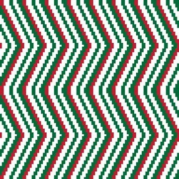 Chevron Fair Isle Seamless Pattern Design Illustrazione stock