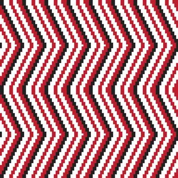 Chevron Fair Isle Seamless Pattern Design 스톡 일러스트