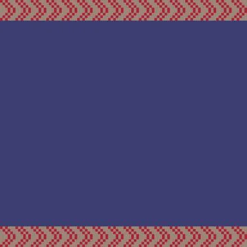 Chevron Fair Isle Seamless Pattern Design 库存插图