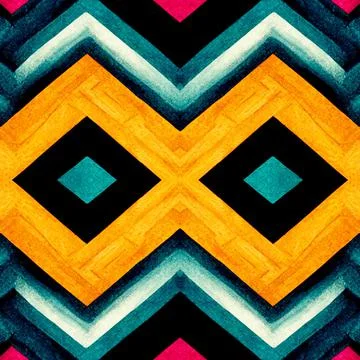 Chevron herringbone zig zag v-shape seamless pattern Stock Illustration