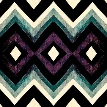 Chevron herringbone zig zag v-shape seamless pattern Stock Illustration