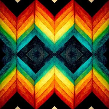 Chevron herringbone zig zag v-shape seamless pattern Stock Illustration