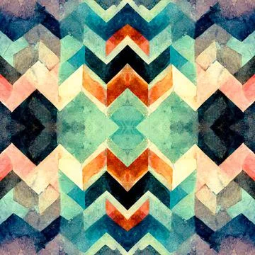 Chevron herringbone zig zag v-shape seamless pattern Stock Illustration