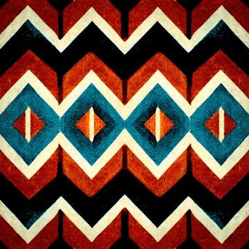 Chevron herringbone zig zag v-shape seamless pattern イラスト素材