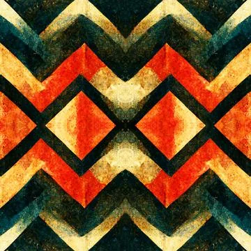 Chevron herringbone zig zag v-shape seamless pattern Stock Illustration