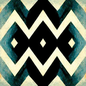 Chevron herringbone zig zag v-shape seamless pattern Stock Illustration