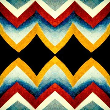 Chevron herringbone zig zag v-shape seamless pattern Stock Illustration
