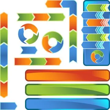 Chevron menu Stock Illustration