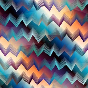 Chevron pattern on gradient background イラスト素材