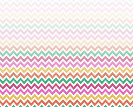 Chevron pattern with gradient colorful background Stock Illustration