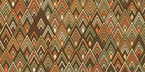 Chevron pattern with marble texture style retro Stock Illustration