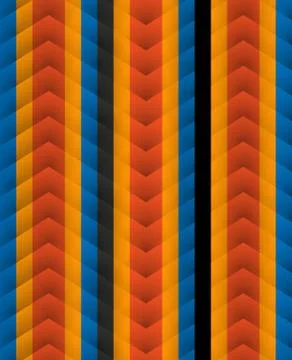 Chevron pattern seamless vector arrows geometric design colorful Stock Illustration