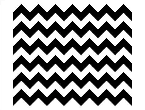 CHEVRON PATTERN SILHOUETTE Stock Illustration