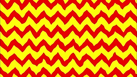 Chevron Pattern Yellow Red Stock Footage 307866615