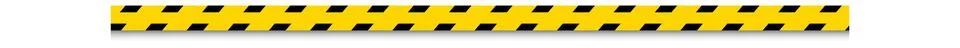 Chevron-patterned black and yellow caution tape. Ideal for hazard marking Illustrazione stock