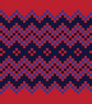 Chevron Seamless Pattern Background Stock Illustration