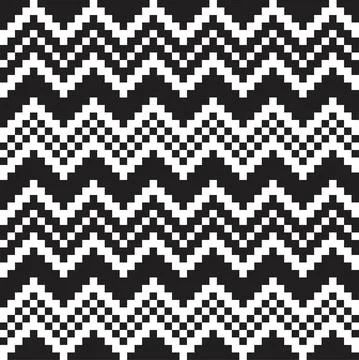 Chevron Seamless Pattern Background Stock Illustration