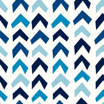 Chevron Shapes Geometric Seamless Pattern Stock Illustration
