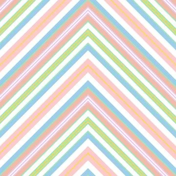 Chevron striped textile pattern design in pastel colors for fashion and hom.. Stock Illustration