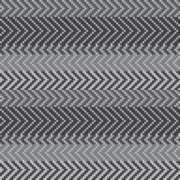 Chevron textured stripes Knitting seamless pattern design in Grey Stock Illustration