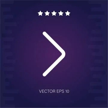 Chevron vector icon Stock Illustration