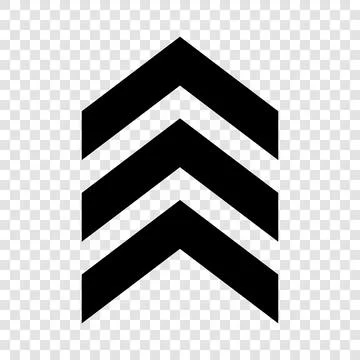 Chevron vector icon. Vector illustration Illustrazione stock