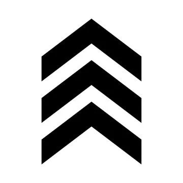 Chevron vector icon. Vector illustration Stock Illustration