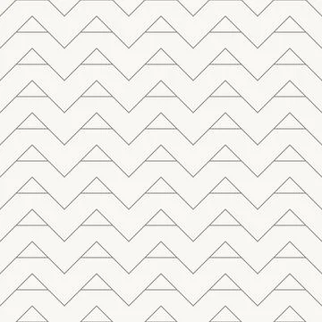 Chevron zigzag seamless pattern in line design. chevron zigzag geometric Stock Illustration