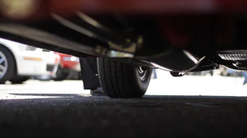Chevy BelAir Undercarriage Stock Footage 25239797