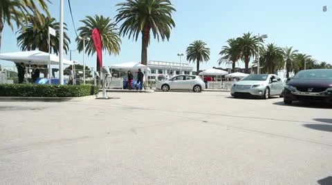 Chevy Volt Drives Up Stock Footage 12161266