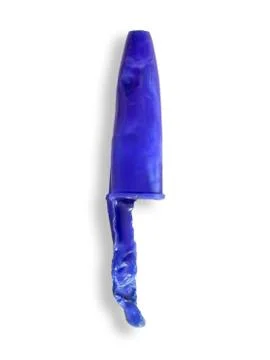 Chewd up pen cap Stock Photos