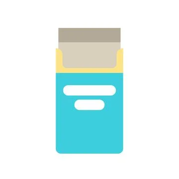 Chewing gum pack offering mint flavor for oral care Stock Illustration