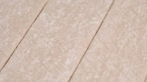 Chewing gum plates, mint chewing gum close-up rotate on a wooden background Stock Footage 244814917